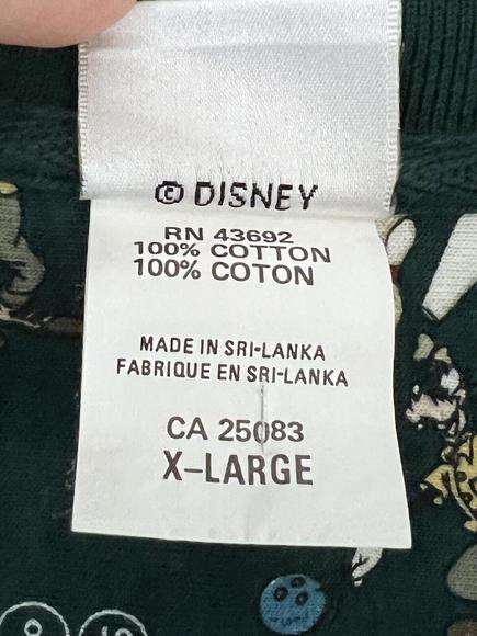 VTG Goofy Bowling Polo Shirt AOP The Disney Catalog Green Bowler Pins Mens XL - Picture 6 of 9